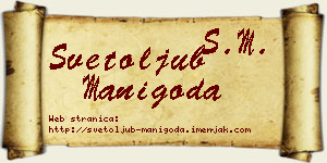 Svetoljub Manigoda vizit kartica